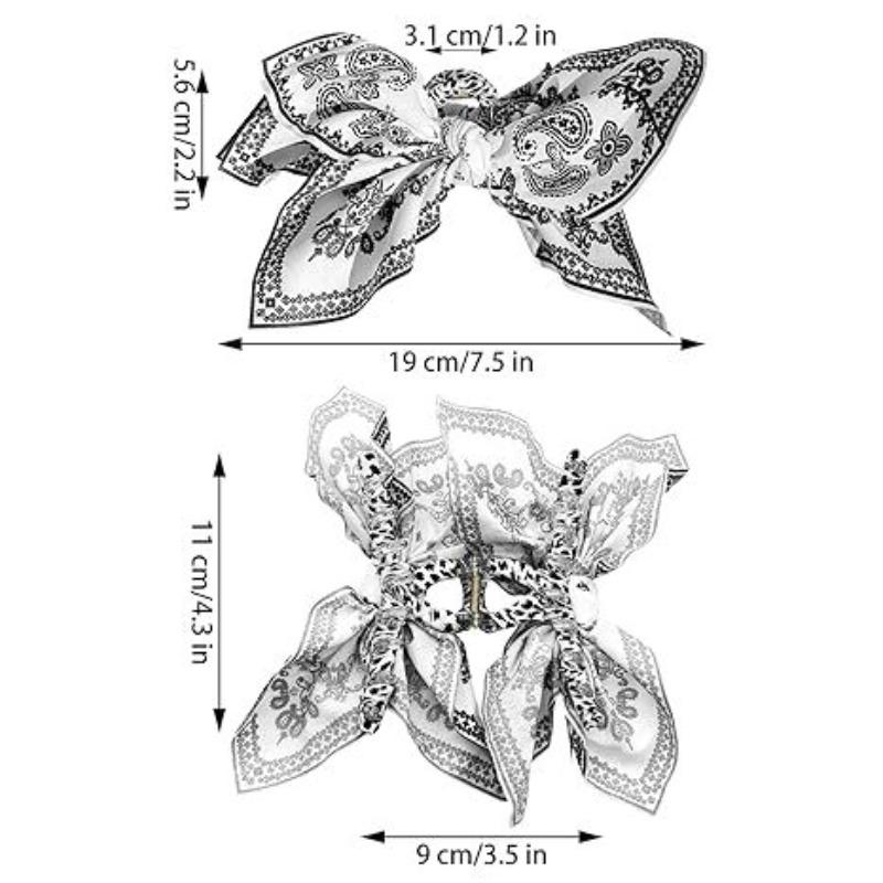 Заколка-бант из цветка кешью во французском стиле, милая заколка-крокодильчик, заколка для хвостика в курортном стиле, модный головной убор