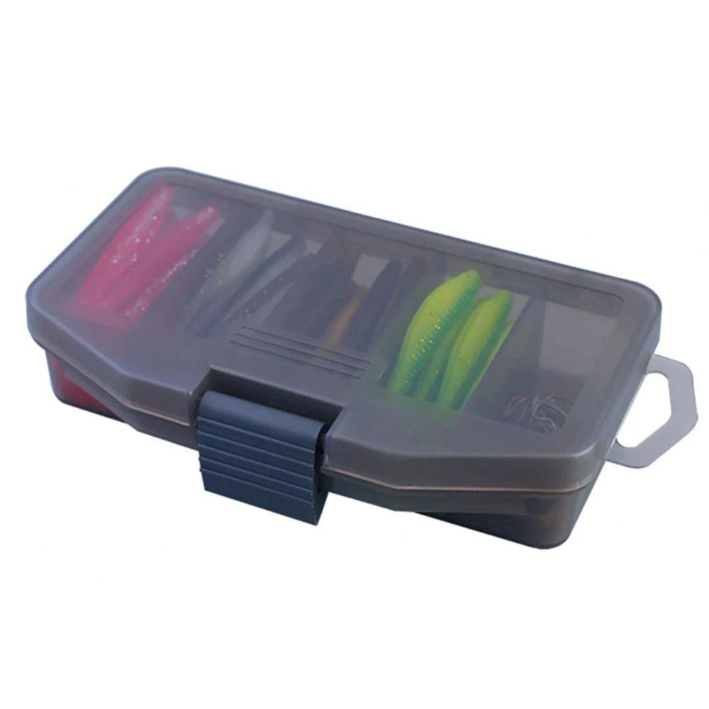 61 шт ПВХ пластиковый мягкий набор для наживки для рыбы коробка для хранения 40 наживок и 20 крючков рыболовные принадлежности