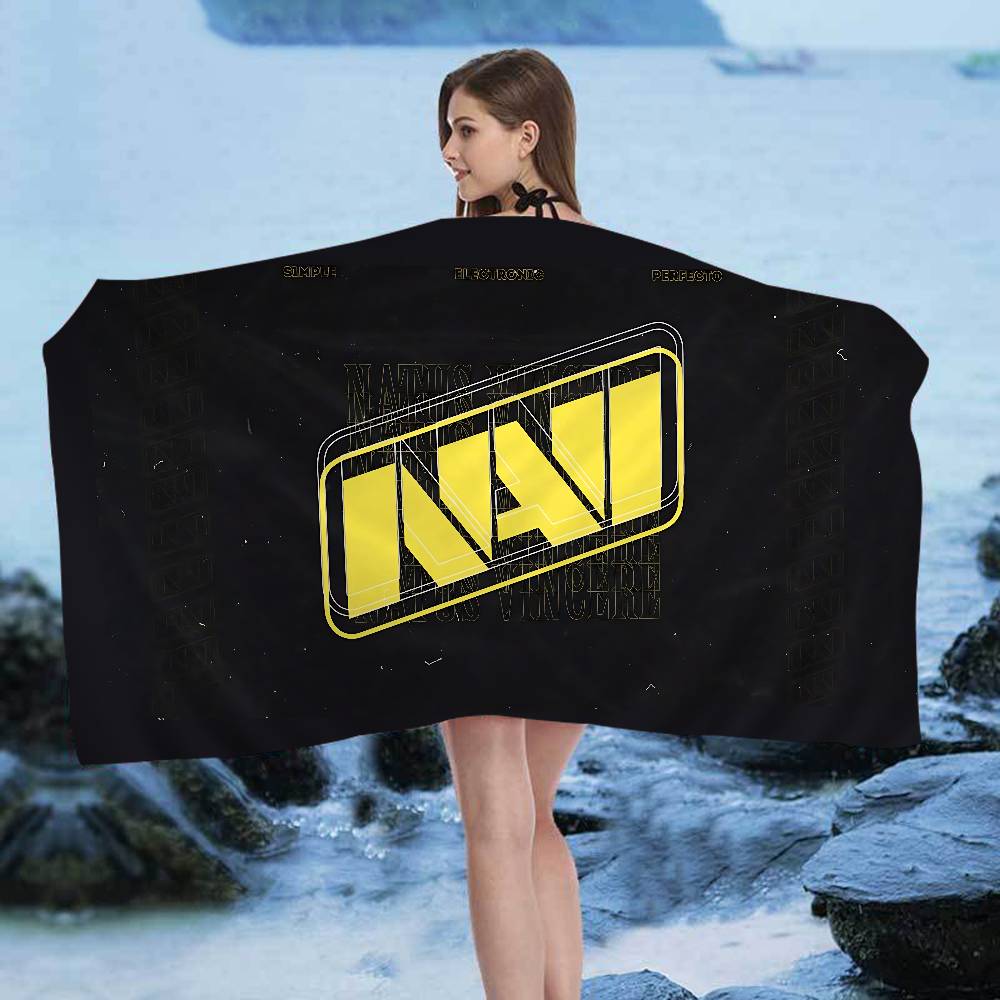 Navi Natus Vincere Аниме Пляжное Полотенце для Купания Мягкое Впитывающее Мочалка Детские Подарки для Детей Путешествия Кемпинг Спортзал