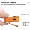Waterproof LED Clip Flashlight Dual-Light Source Aluminum Alloy Magnetic Clip Light USB Rechargeable Magnetic Clip Warning Lamp