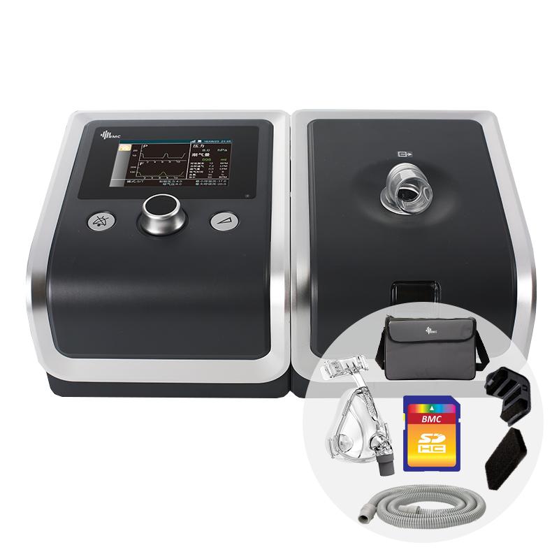 BMC GII BPAP T-25T Двухуровневый CPAP BPAP Терапия апноэ при храпе и ХОБЛ со шлангом для полнолицевой маски и увлажнителем Здравоохранение
