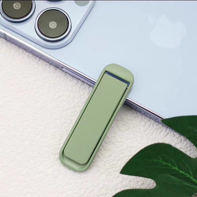 Compact Magnetic Alloy Phone Stand: Foldable, Invisible, Convenient Holder