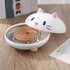 Creative Mosquito Coil Tray Cartoon Incense Burner Cute Cat Mosquito Coil Holder  for Home Patio