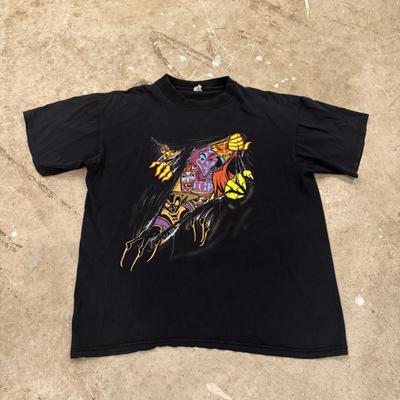 Винтажная футболка ICP Insane Clown Posse Psychopathic Records Черная Большая с Графикой