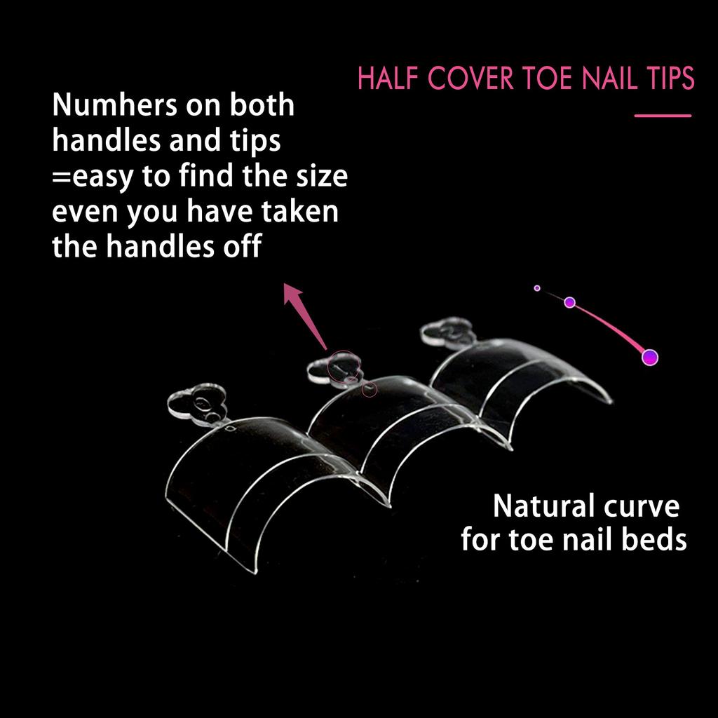 120 прозрачных полунаклеек, накладок на ногти, полупокрытых накладных ногтей, наклеек на всю длину, светлых накладок на ногти