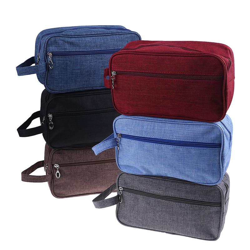 Women Men Cosmetic Canvas Case Makeup Bag Women Travel Waterproof Toilet Bags