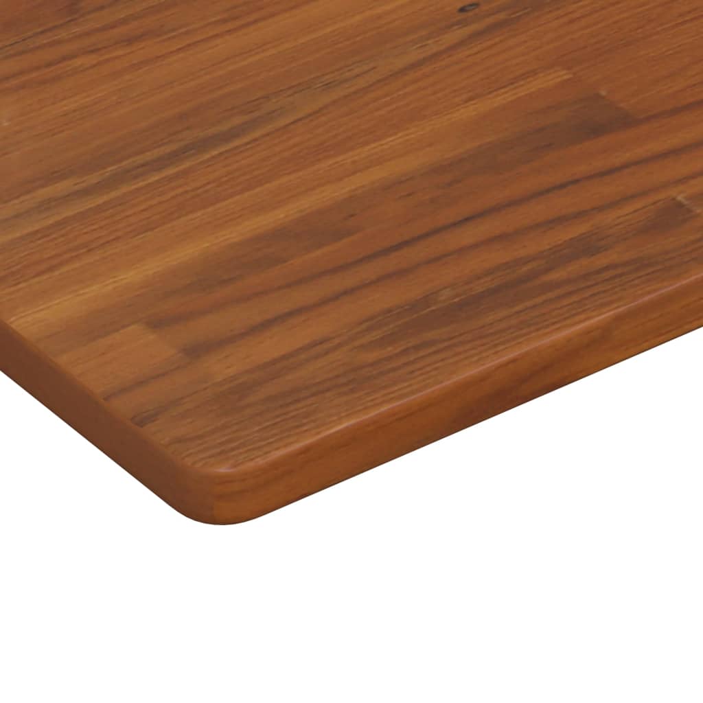 Washbasin Top with Mounting Bracket Steel and Solid Oak Wood