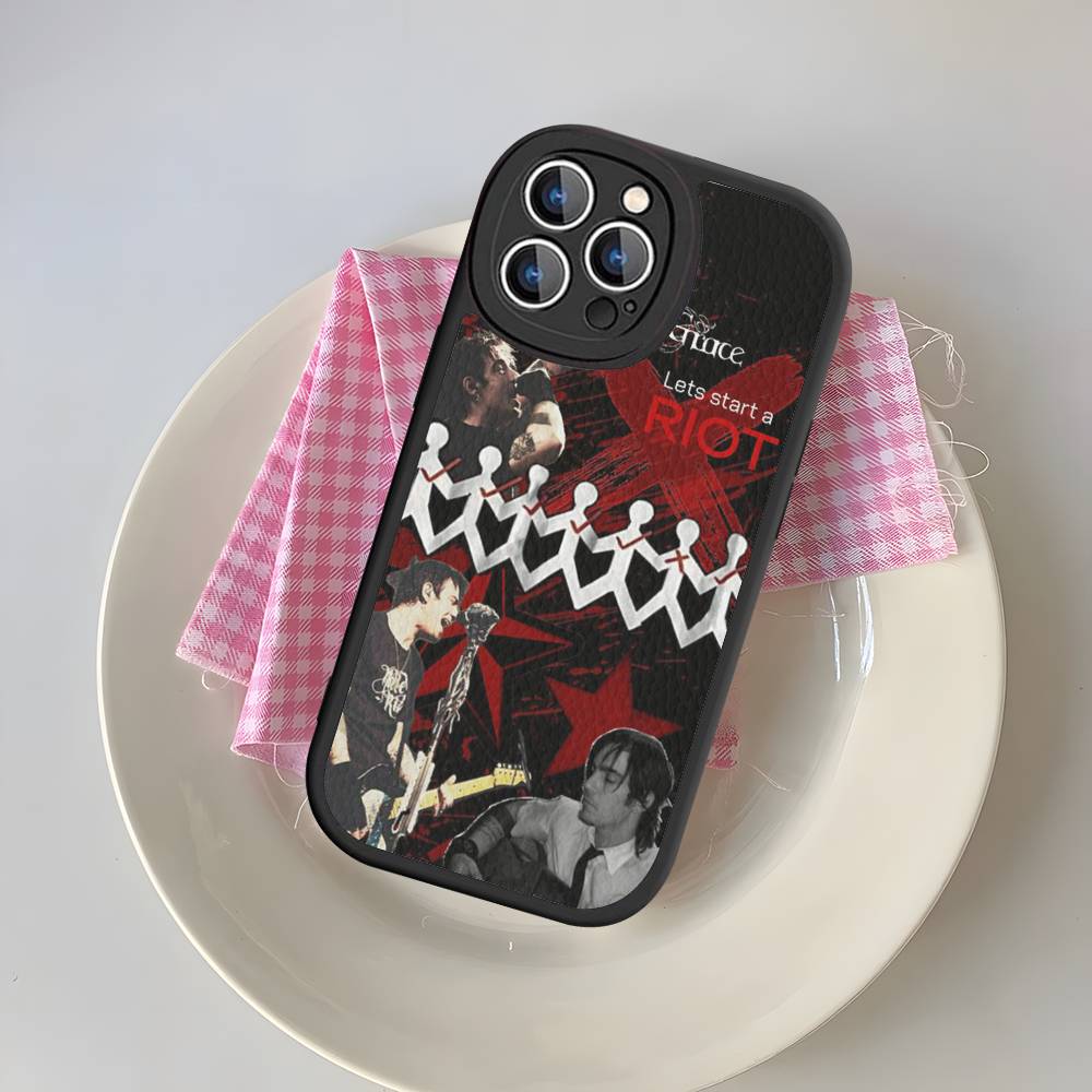 Классический Винтажный Чехол для Телефона Группы Three Days Grace Для IPhone 16 15 14 11 12 13 Pro Max Plus Задняя Кожаная Крышка