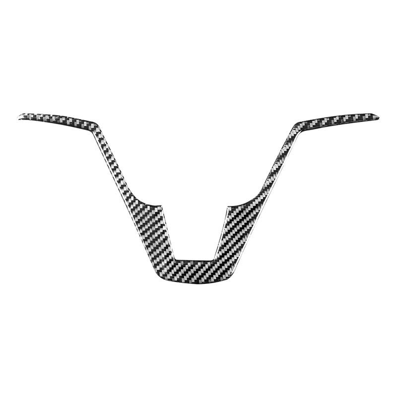 Для Honda CRV 2007 2008 2009 2010 2011 Аксессуары из углеродного волокна для салона автомобиля U-образная накладка на рулевую панель