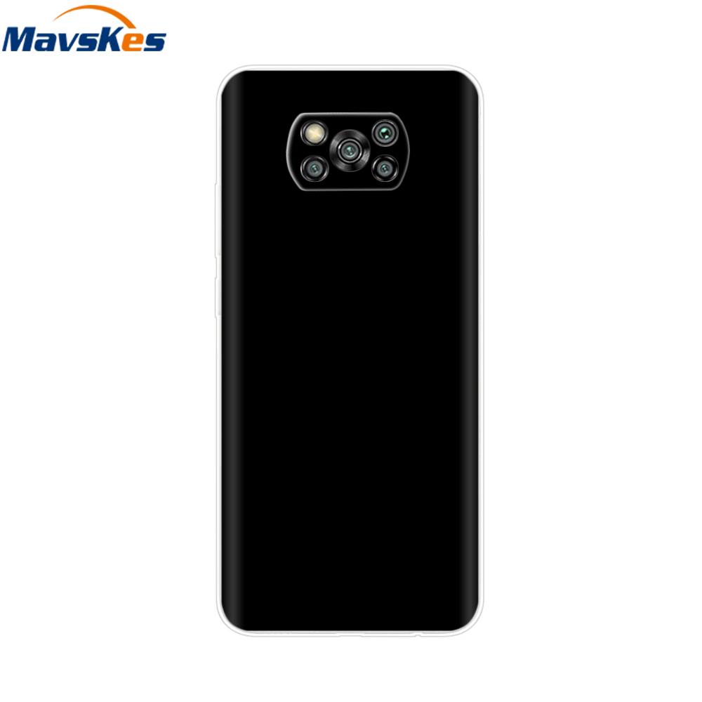 Для POCO X3 NFC Pro Чехол pocoX3 Прозрачный ТПУ Мягкий Силикон Модный Чехол для Телефона Для Xiaomi Poco M3 POCO X3 Pro Милый Чехол Coque Capa