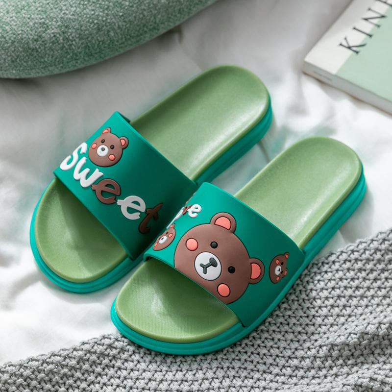 Summer Cartoon Slippers Women Wear Outdoor Bathroom Bath Home Ladies Indoor Cute Cool Slippers