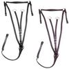 English Saddle Breastplate Premium Leather With Martingale.