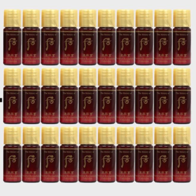 Корейская косметика The history of Who Jinyulhyang Jinyul Lotion (5 мл x 30 шт.) + GE7 Вита Плюс Ампула (10 мл x 1 шт.)/ Дорожный и портативный