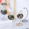 Ornament Stand Holder for Glass Balls Spiral Design Holder with Stable Iron Base for Air Plant Terrarium Witch Ball Stand for Wedding Home Office