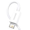 Baseus Superior Cable Usb - Lightning 2.4A 1 M White (Calys-A02)