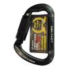 Sankyo Corporation DBLTACT Алюминиевый Кованый Фиксирующийся Черный Карабин, DT-AKR-B