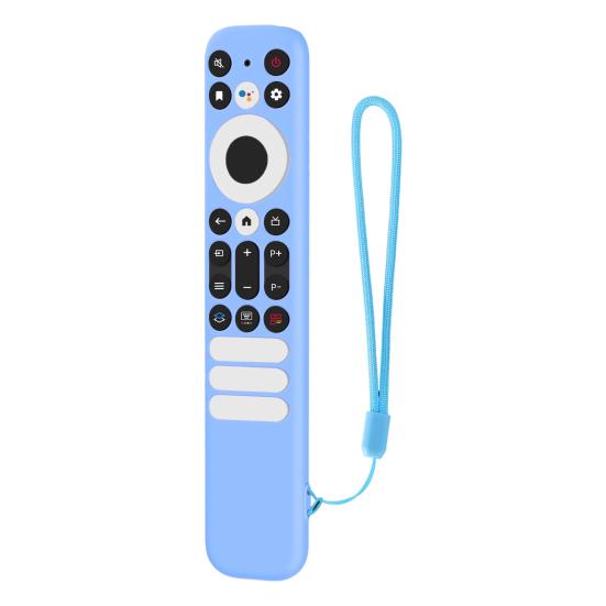 Silicone Remote Case Anti-Slip Protective Controller Sleeve 360 Degree Protection Shockproof Remote Control Case for TCL RC902V/802NU1