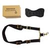 adorence NOTIRED Saxophone Strap - Breathable, Removable Cushion Pad, Washable - H09 Black