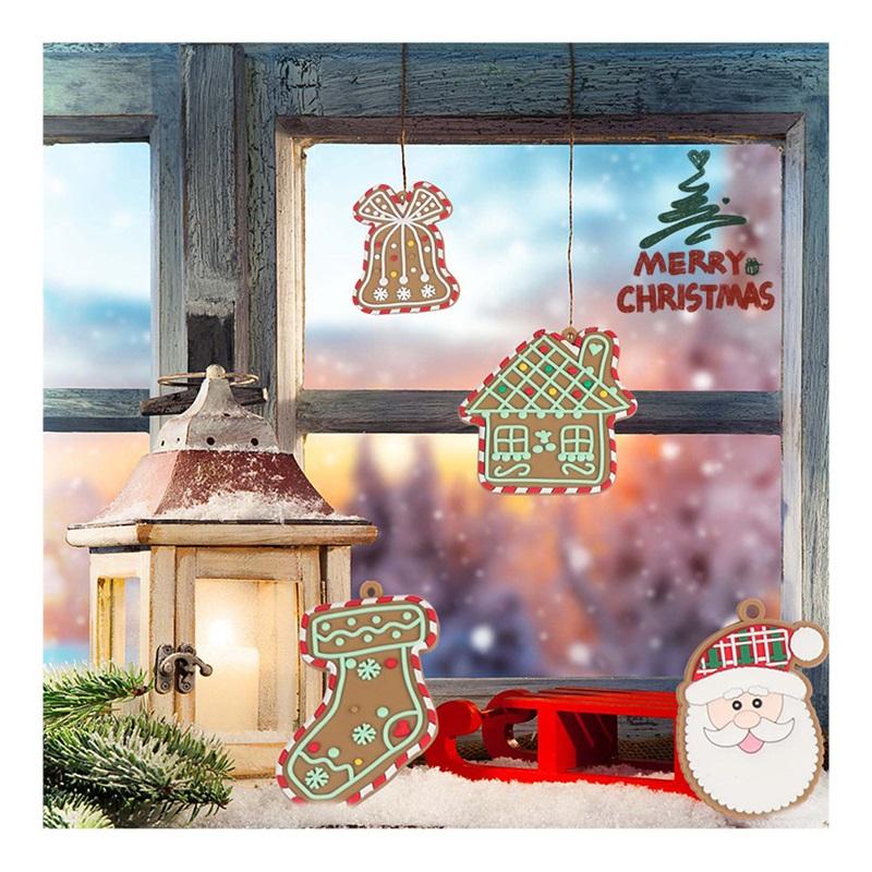 Christmas Pendant Gingerbread Man Christmas Tree Decorations Atmosphere Sense Of Joy And Cute Style