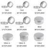 Canisters Cap Upper Screw Tin Container Empty Aluminium Bottles Makeup Storage Cosmetic Pot Jar
