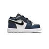 Air Jordan 1 Low ALT TD Armory Navy Baby Sneakers Blue Black White CI3436-411