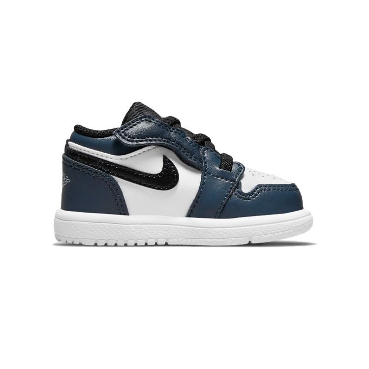Air Jordan 1 Low ALT TD Armory Navy Baby Sneakers Blue Black White CI3436-411