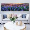 Dream Lavender Pastoral Modern Landscape Bedroom Bedside Decoration Painting Beautiful Pastoral Scenery Pictures Sunrise Sunset