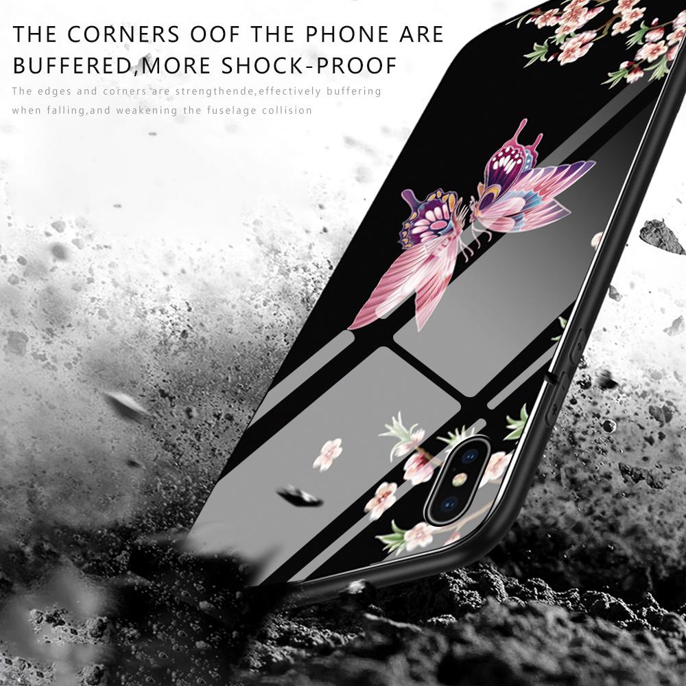 Чехол для телефона из закаленного стекла для Samsung A12 A16 A32 A53 S20FE S23 S25 Honor20 X6A 90Lite 9X Huawei Y9Prime2019 P30Lite Мягкий край Ударопрочный Гладкий чехол