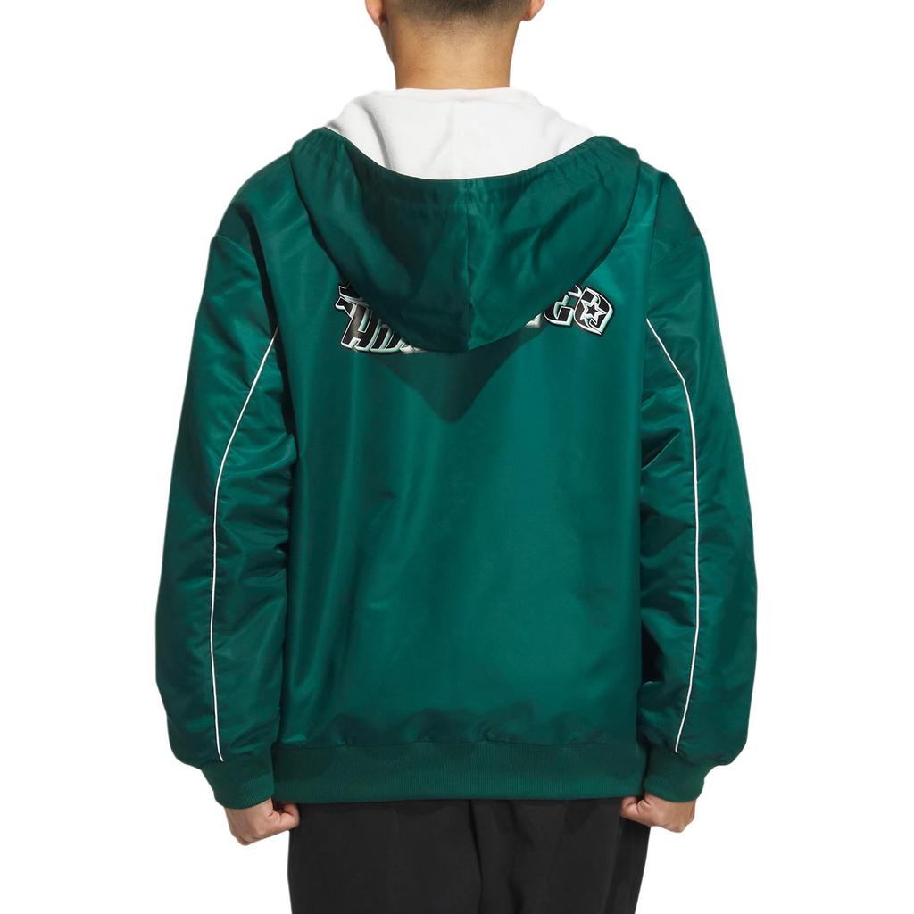 adidas Пальто с бархатистой текстурой Neo Velvet Унисекс Лесной зеленый IK3420