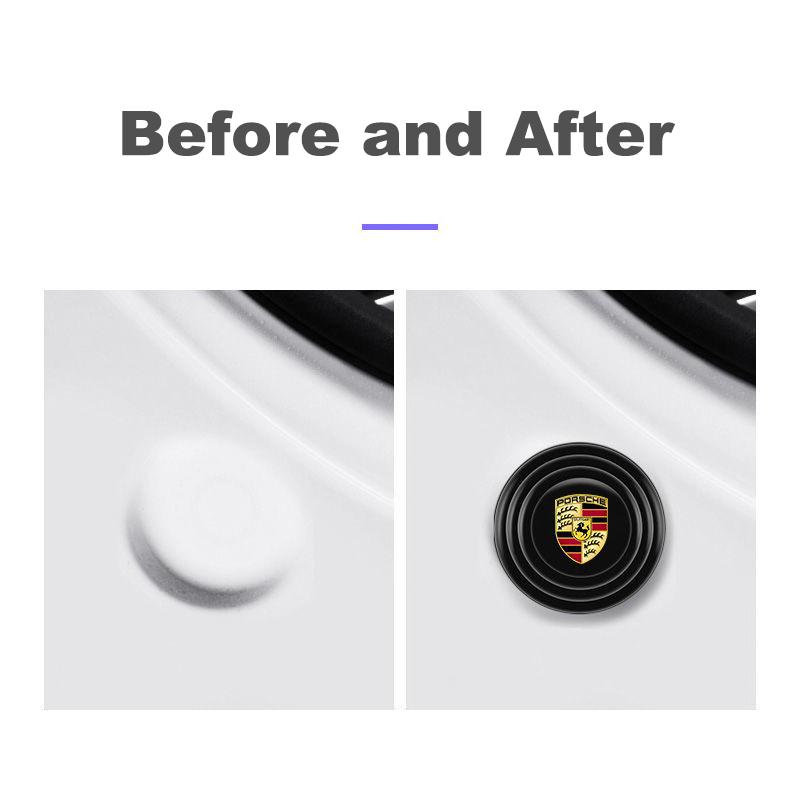 4/8/12PCS Silicone Car Anti-collision Door Shock Absorber Spacer For Porsche 911 Cayenne Panamera Macan Boxster Carrera-GT 928