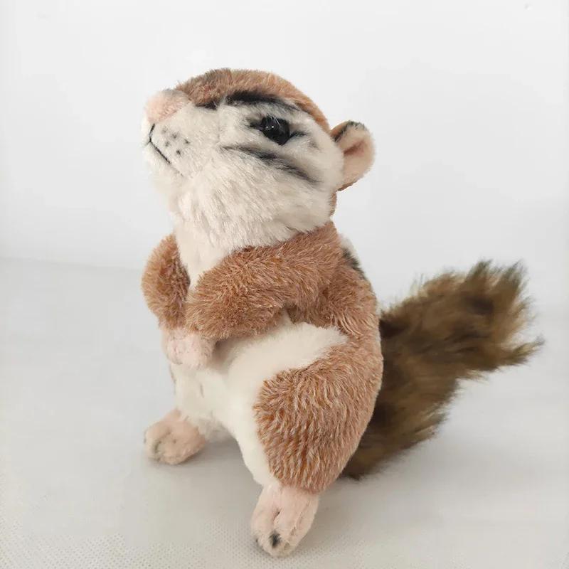 Очаровательная реалистичная плюшевая игрушка бурундук Каваий Чиппи Мягкая кукла Милая игрушка Подарок для детей Украшение для дома Оптом Дропшиппинг