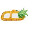Inflatable Pool Floats Pineapple Shape Headrest Large Size Swimming Pool Raft with Cup Holder