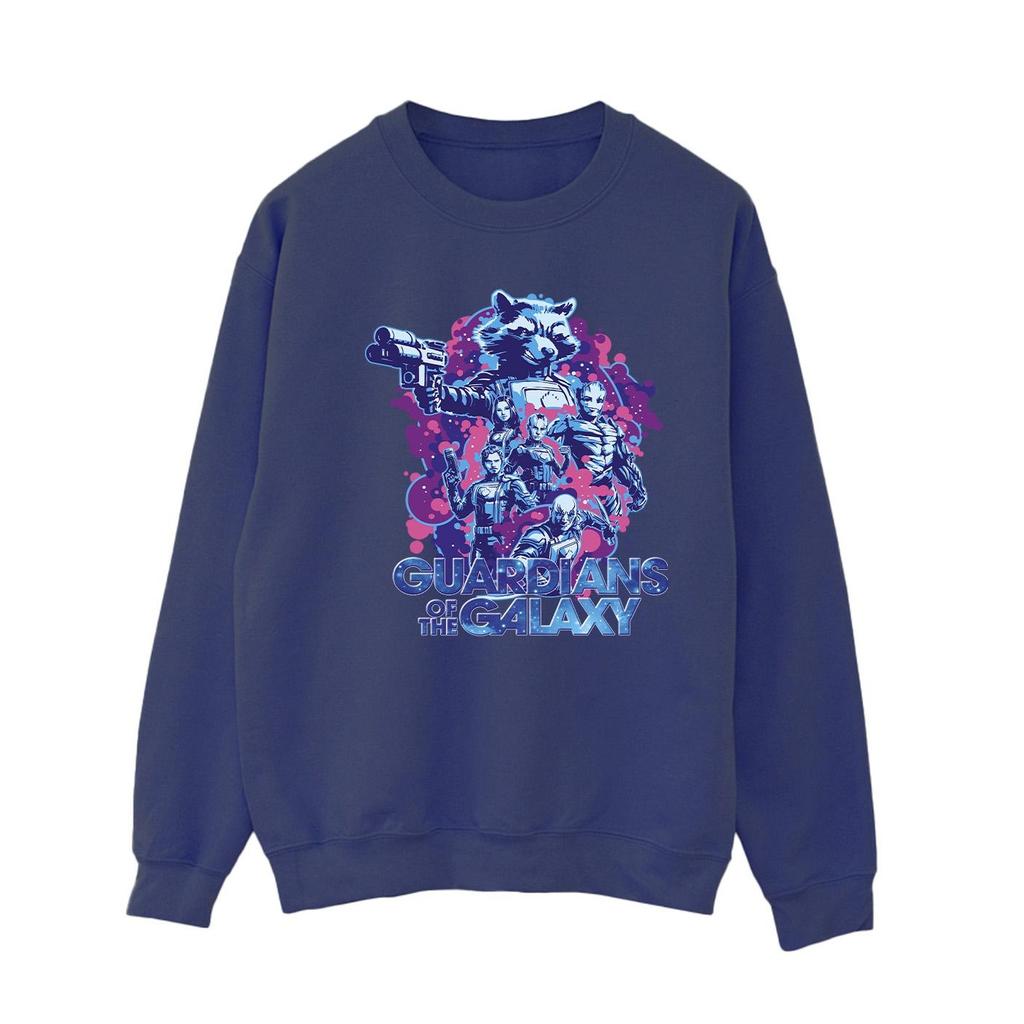 Guardians Of The Galaxy Volume 3 Womens/Ladies Character Poses Sweatshirt