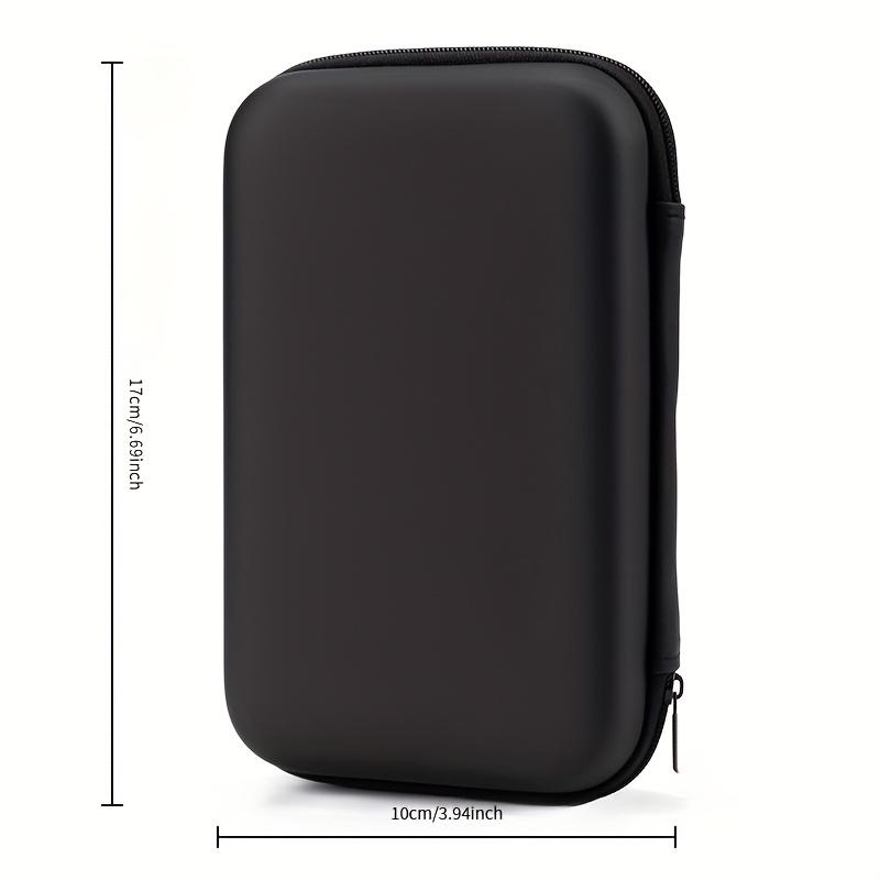 Сумка для хранения EVA, Сумка для хранения цифровых устройств EVA, Гладкая и устойчивая к пятнам, Органайзер для цифровых аксессуаров, Портативный чехол на молнии для кабелей