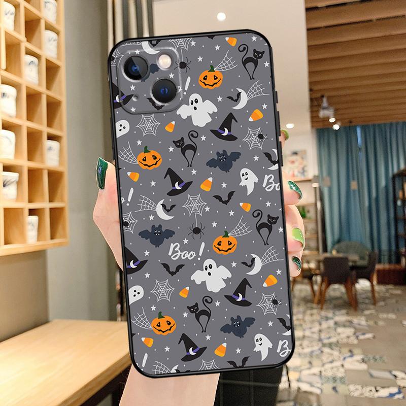 Эстетичный чехол для телефона на Хэллоуин для iPhone 15 Pro Max 14 13 12 11 16 17 Pro Max mini 15 16 Plus 16e 17 Air Cover