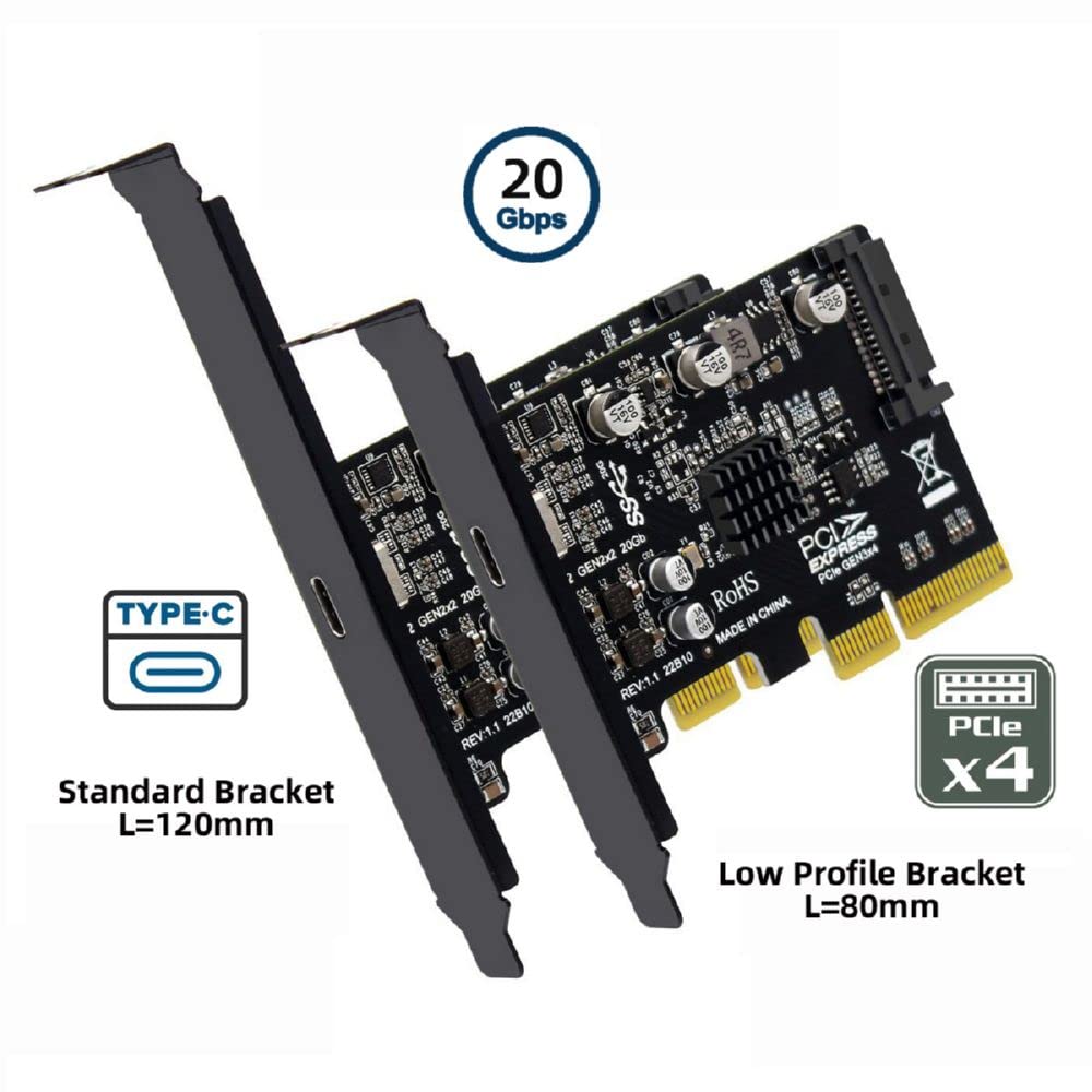 Xiwai 20 Гбит/с USB Gen2 к 4X адаптер Express Card для настольной материнской платы 3.2 Type-C USB-C PCI-E