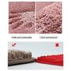 Absorbent Toilet Rug U Shaped Plush Floor Mat Machine Washable Non Slip Contour Bathroom Rug Dry Quickly for Toilet