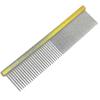 Professional Groomer Use Dog Comb For Shedding Tangles,Knots,Mats.Greyhound Comb With Long Wide Metal Tooth.Dog Grooming Comb For Long Hair DogsGold-G