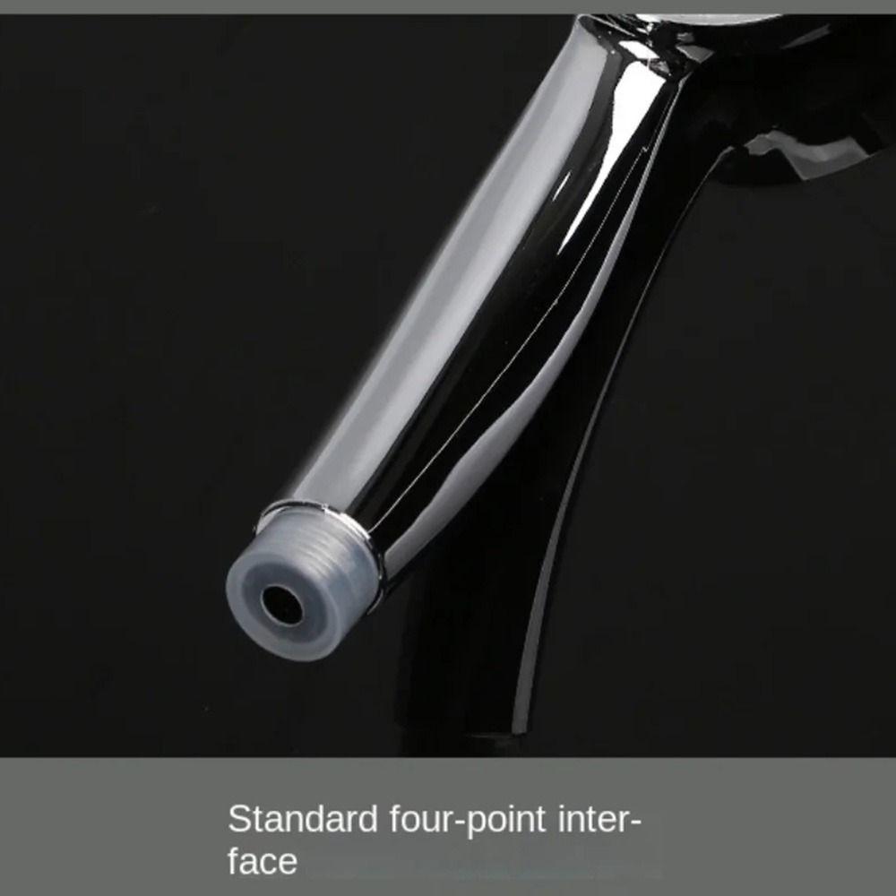 Ручная 7-цветная светодиодная душевая лейка Ультра-тихая Автоматическое изменение цвета Постепенное изменение Душевая насадка Высокое давление Круглая головка