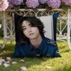 Подушка с изображением певцов H-Han J-Jisung для дома и автомобиля: Двусторонняя конструкция для максимального комфорта