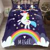Роскошный темно-синий комплект постельного белья Galaxy Twin Full Queen King Size, пододеяльник/пододеяльник, комплект сияющих звезд, звездное небо, пододеяльник