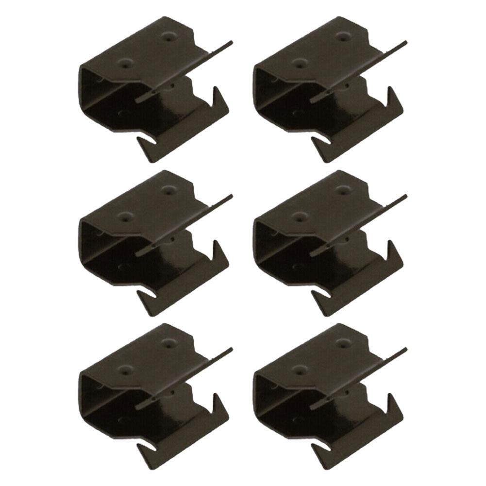 1/2/4/6/10 шт. клипсы для отделки панели капота металлический зажим спереди под лобовым стеклом для Ford Focus