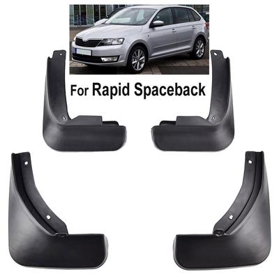 4 брызговика на крыльях для Skoda Rapid Spaceback 2013-на передних и задних брызговиках, Стайлинг колес 2014 2015 2016 2017 2018
