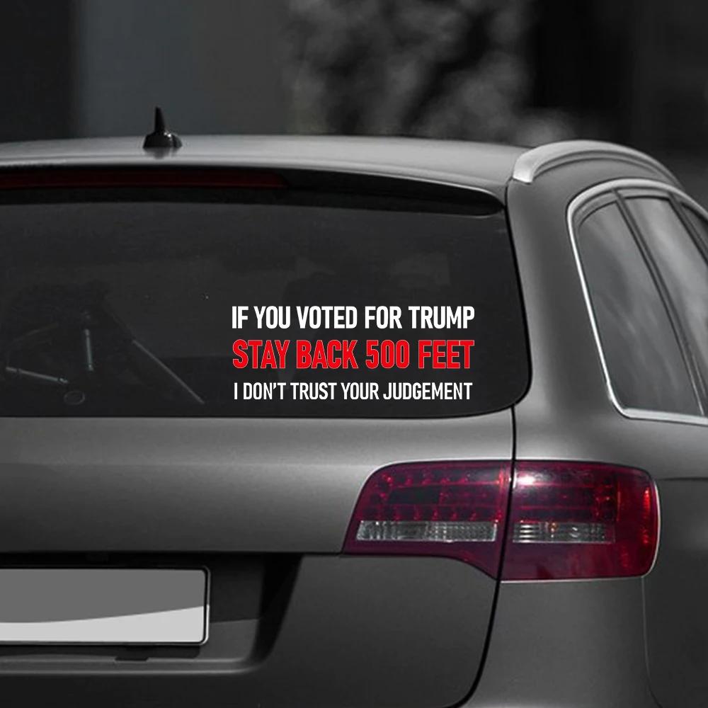 Anti Trump Usa Us Presidential Election Styling Car Decals Auto Window Body Laptop Wall Water-Repellent Pvc Decals Auto Accessories