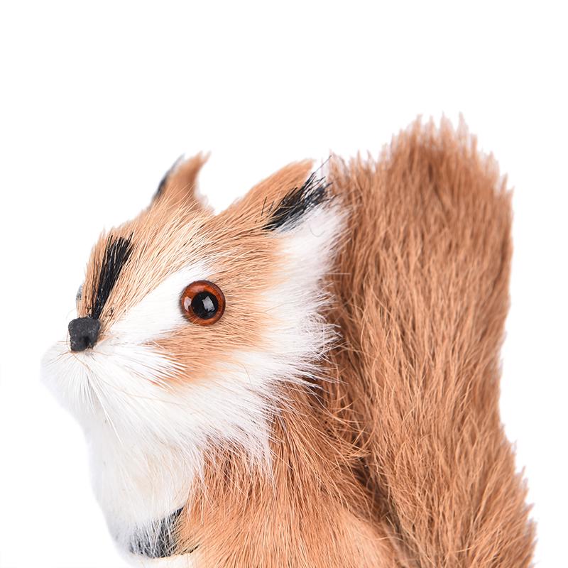 Моделирование Меха Белки Плюшевые Куклы Животных Игрушка Детский Подарок Домашний Декор