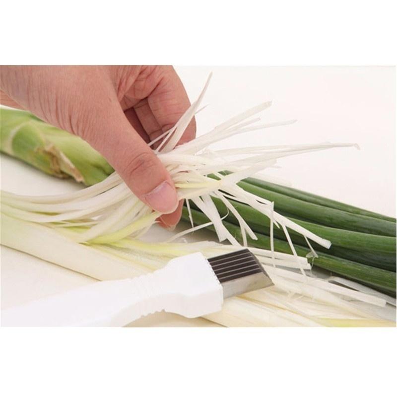 Новая овощерезка Волшебная измельчительная машина Нож для зеленого лука Резка лука Устройство для резки кухонного печенья