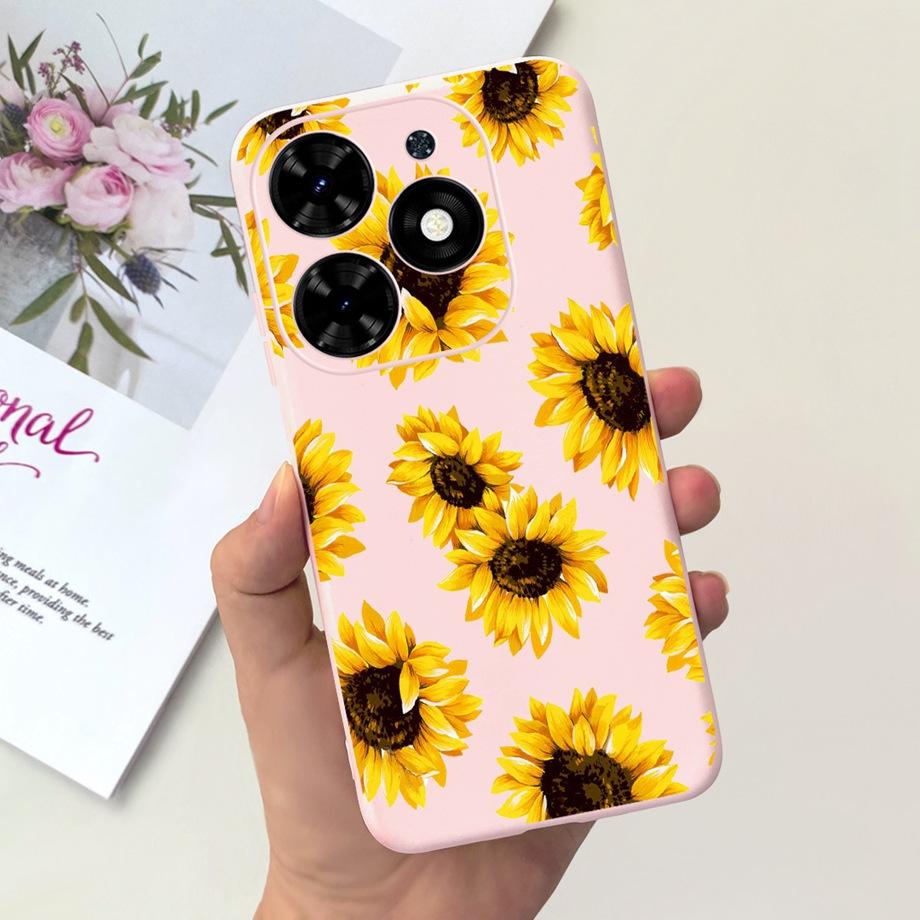 Для Tecno Spark GO 2024 Чехол Spark 20C Spark20 Pop 8 Para Чехол Силиконовый Мягкий ТПУ Бампер Мультяшный Крутой Милый Стиль Рисунок Capas