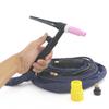 WP17-FV TIG Torch, GTAW Gas Tungsten Arc 4m 13ft WP-17 Flexible Neck Gas Valve TIG Welding Torch