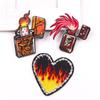 3 Pcs/pack Fusible Embroidery Patch Iron On Patches For Clothing Thermoadhesive Patches For Jackets Jeans Backpack Ironable Sewing Patch