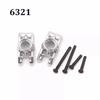 SCY 16101 16102 16103 Q130 RC Car Spare Parts Upgrade Metal Steering Cup Front and Rear Wheel Seats 6025 6026 Original Parts